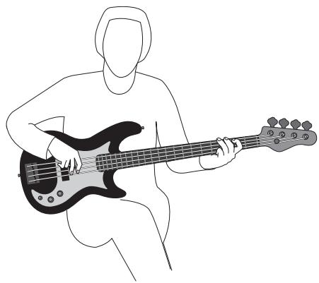 BEHRINGER BT108 BASSPACK - Tenir la basse correctement - 1