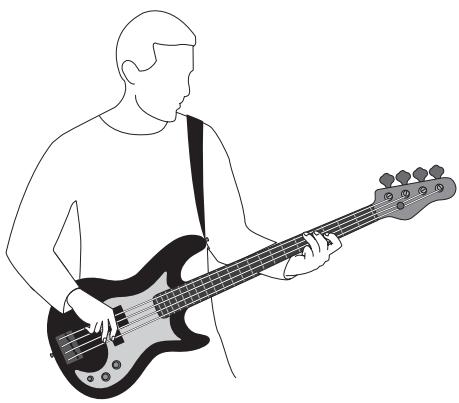 BEHRINGER BT108 BASSPACK - Tenir la basse correctement - 2