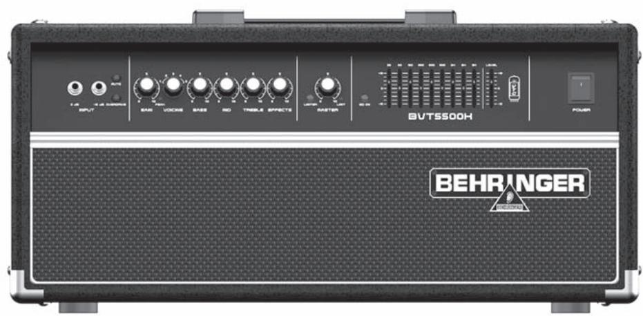 BEHRINGER BVT5500H - Manuel d'utilisation - 2