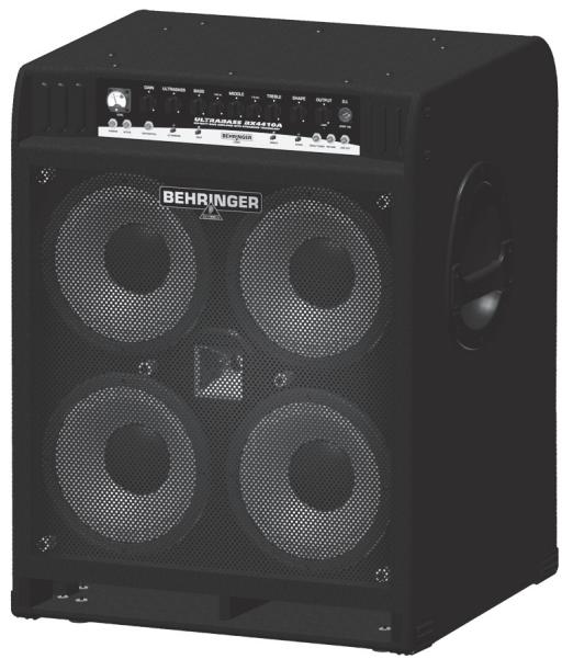 BEHRINGER BX4410A - Notice d'utilisation - 1