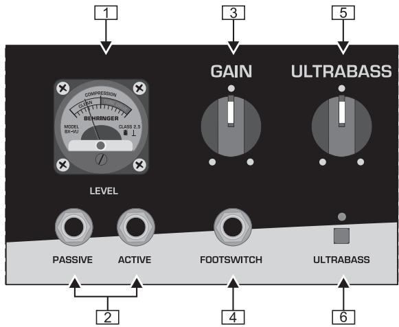 BEHRINGER BX4410A - 2.COMMANDES ET CONNEXIONS - 1