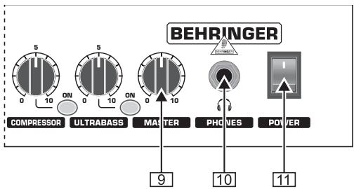 BEHRINGER BXL - 2.COMMANDES ET CONNEXIONS - 3