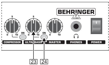 BEHRINGER BXL - 2.COMMANDES ET CONNEXIONS - 7