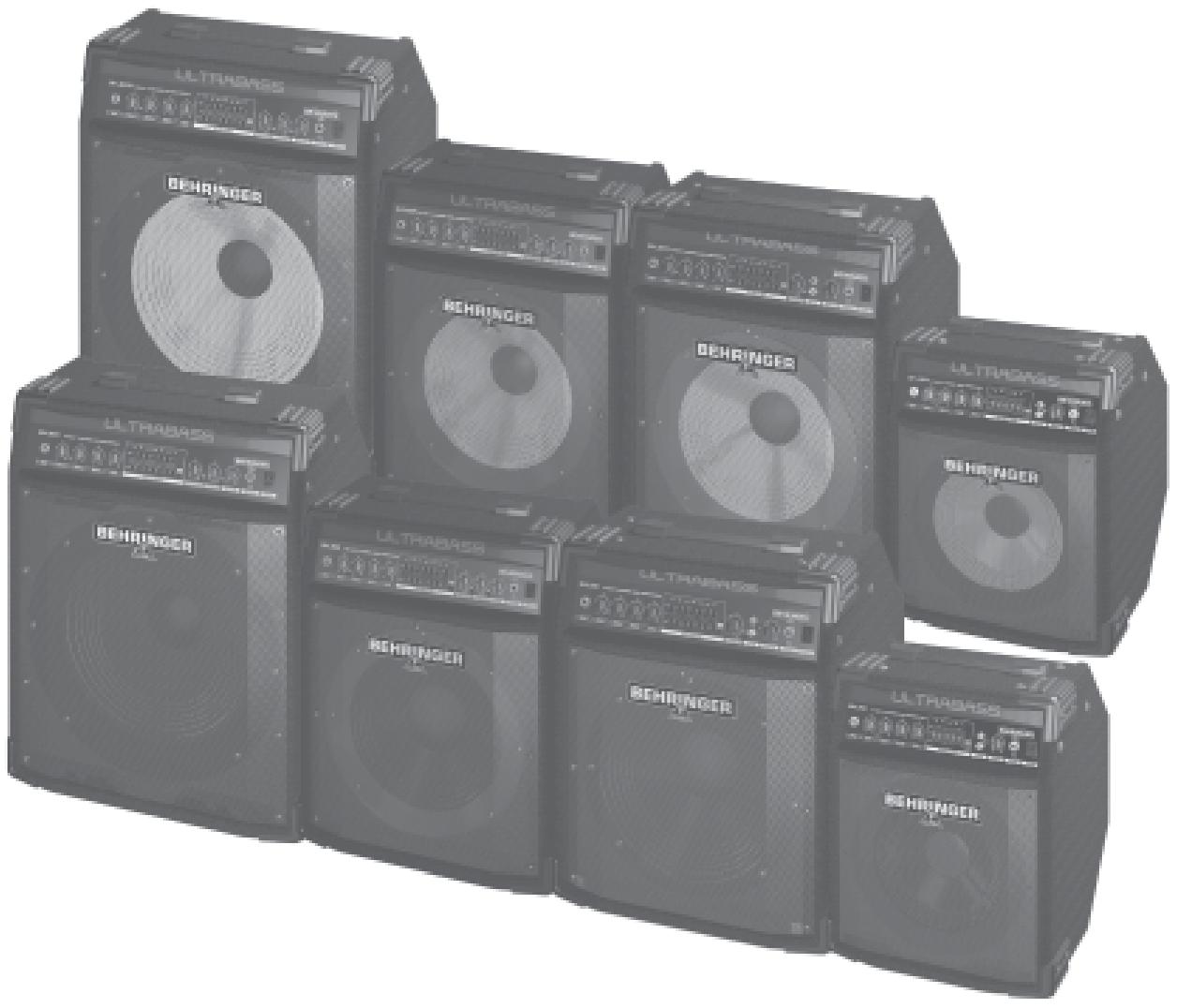 BEHRINGER BXL - Manuel d'utilisation - 1