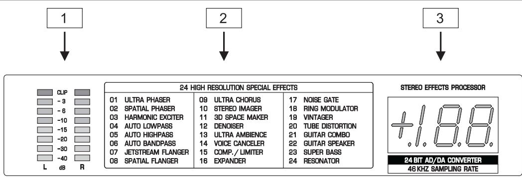 BEHRINGER DSP1200P - Commandes et connexions - 2