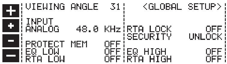 BEHRINGER DSP8024 - Menu Setup - 1