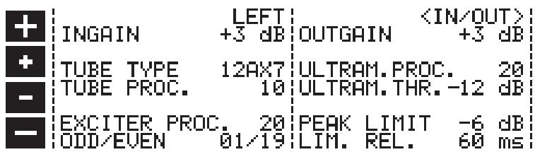 BEHRINGER DSP9024 - Menu entrée / sortie - 1