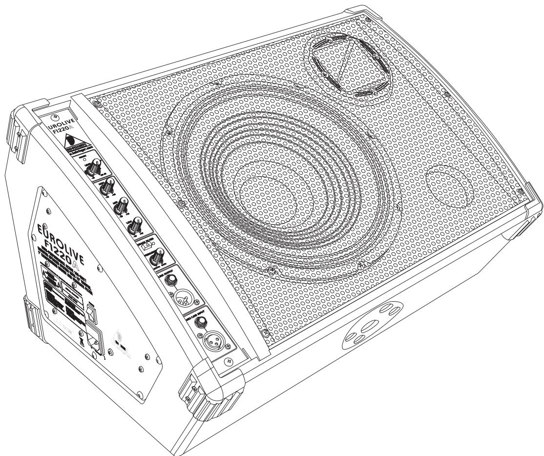 BEHRINGER F1220A - Manuel d'utilisation - 1