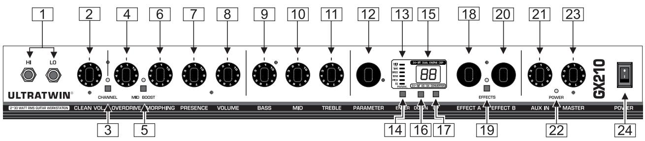 BEHRINGER GX210 - La façon - 1