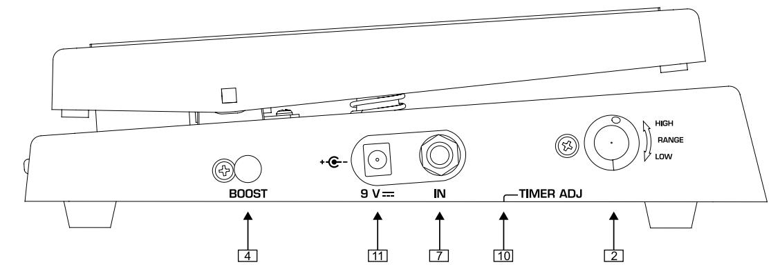 BEHRINGER HB01 - CÁBLAGE DE LA PEDALE WAH-WAH - 1