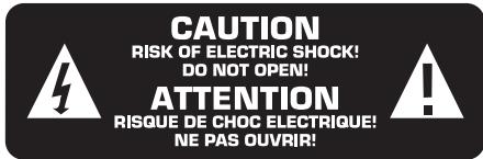 BEHRINGER LX110 - CONSIGNES DE SECURITE - 1