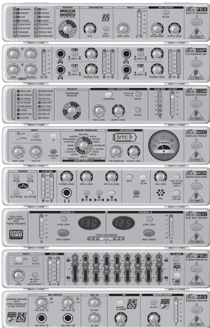 BEHRINGER MON800 - MINIMIX MIX800 - 1