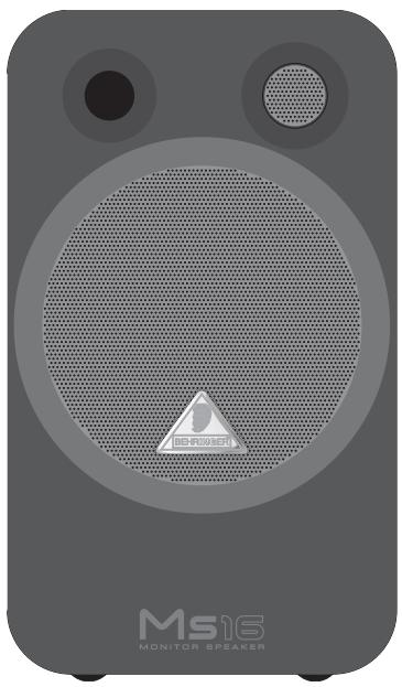 BEHRINGER MS16 - Notice d'utilisation - 1