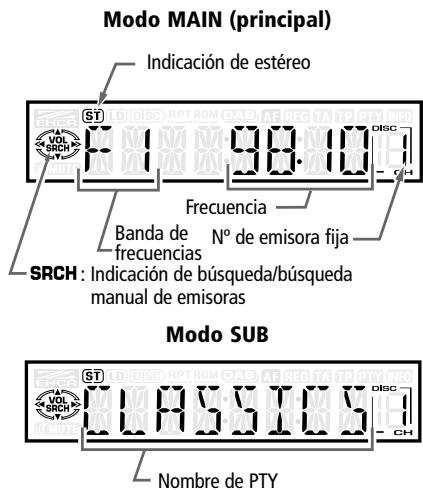 VDO DAYTON MR6000 - Display en modo de radio - 2