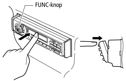 VDO DAYTON MR6000 - Terugplaatsen van het bedi- nings-gedeelte - 2