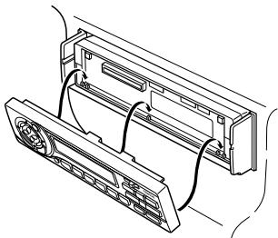 VDO DAYTON MR6000 - Colocacion del panel de mando - 1