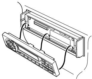 VDO DAYTON MR6000 - Installing the operating panel - 1