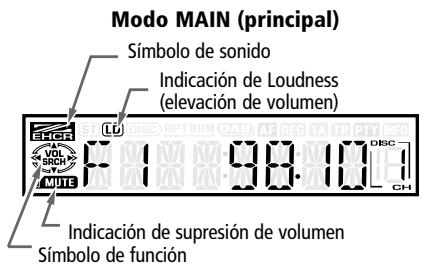 VDO DAYTON MR6000 - Indicaciones comunes a todos los modos de funcionaiento - 2