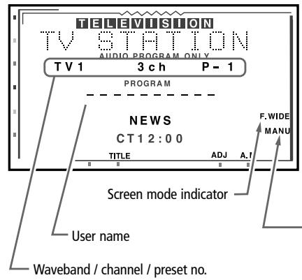 VDO DAYTON MR6000 - SUB mode - 2