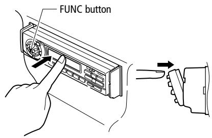 VDO DAYTON MR6000 - Installing the operating panel - 2