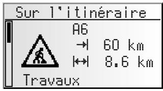 VDO DAYTON MS 4150 RS - Visualiser le détaill d'une information routière - 1