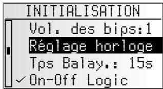 VDO DAYTON MS 4150 RS - Menu «INITIALISATION » - 1