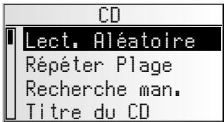 VDO DAYTON MS 4150 RS - Menu «CD » - 1
