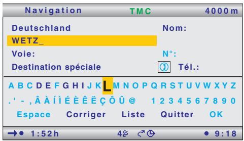 VDO DAYTON MS 5600 XL - Saisie directe de l'adresse - 1