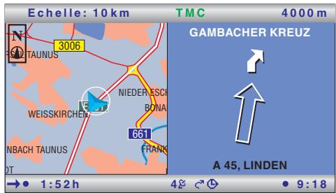 VDO DAYTON MS 5700 SD - Réprésentation en écran partagé (réprésentation combinée) - 1