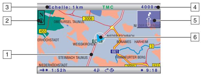 VDO DAYTON MS 5700 SD - Affichage de la carte - 1