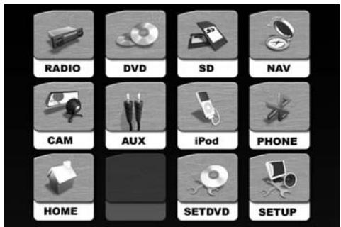 VDO DAYTON MS 6200 - Menu principal - 1