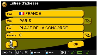 VDO DAYTON PN 4000 TSN - Entrer directement l'adresse de destination - 2