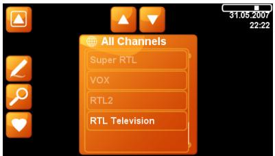VDO DAYTON PN 4000 TSN - Recherche et selection de canaux - 4