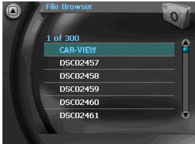 VDO DAYTON PN 4000 TSN - Navigateur - Sélection de dossiers et d'images - 2