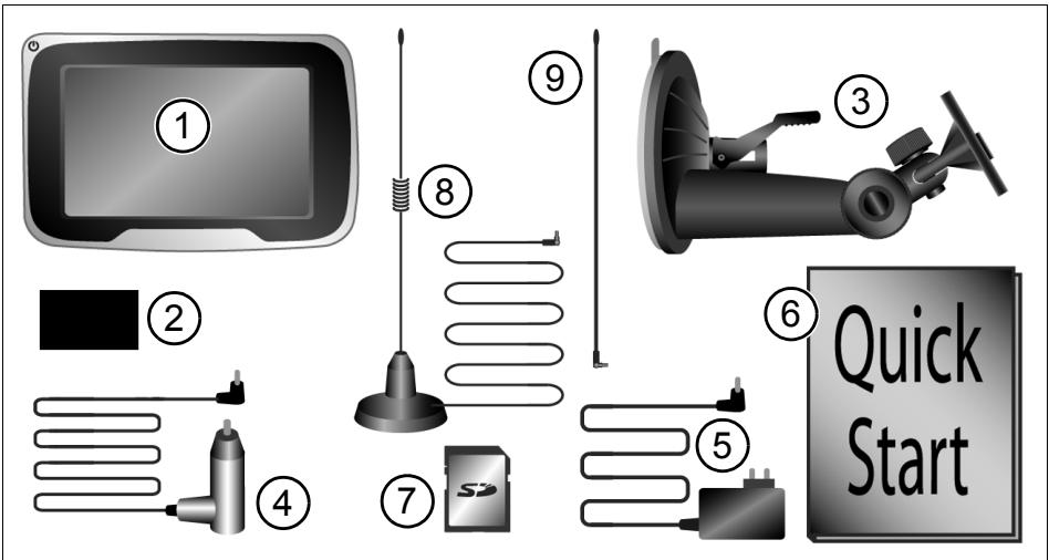 VDO DAYTON PN 4000 TSN - Contenu de la livraison - 2