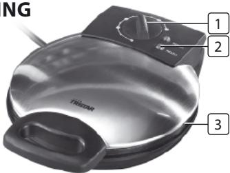 TRISTAR COEUR WF-2118 - ONDERDELENBESCHRIJVING - 1