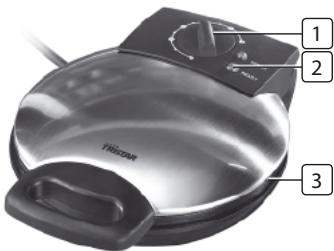 TRISTAR COEUR WF-2118 - DESCRIPTION DES PIECES - 1