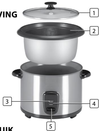 TRISTAR RK-6114 - ONDERDELENBESCHRIJVING - 2