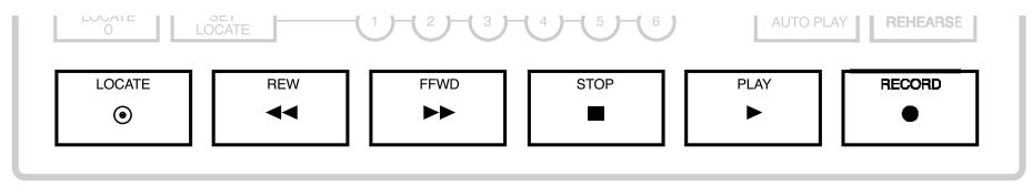 ALESIS ADAT-HD24 - Touches de transport - 1