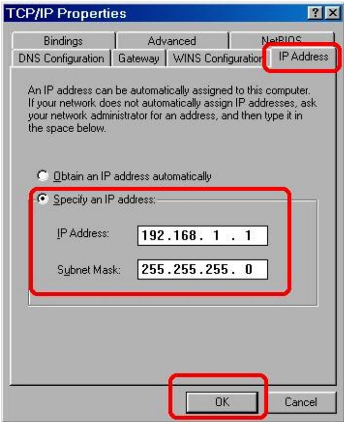 ALESIS ADAT-HD24 - Définir l'adresse IP d'un PC sous windows 95/98/me : - 2