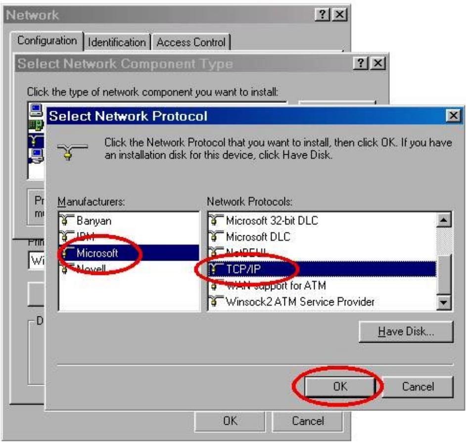 ALESIS ADAT-HD24 - Installer le protocole tcp/ip sous windows 95/98/me : - 2