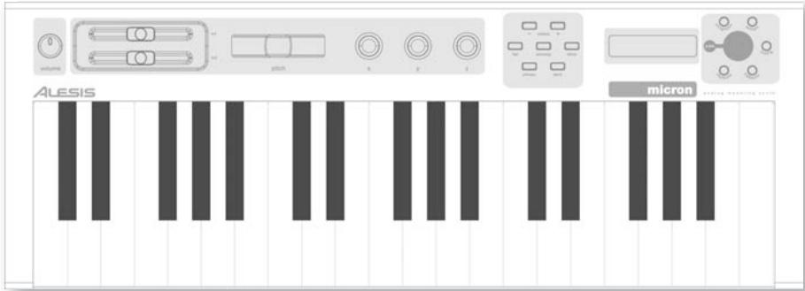 ALESIS MICRON - The Micron's Main Controls - 1