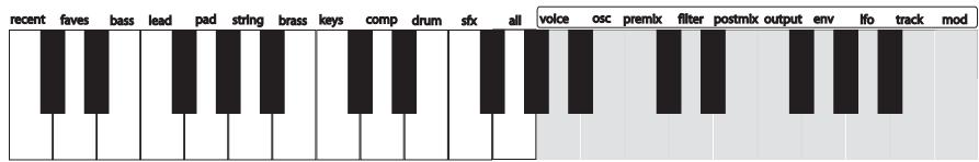 ALESIS MICRON - Presione y mantenga presionado los atajos para el circulo de la perilla de control - 1