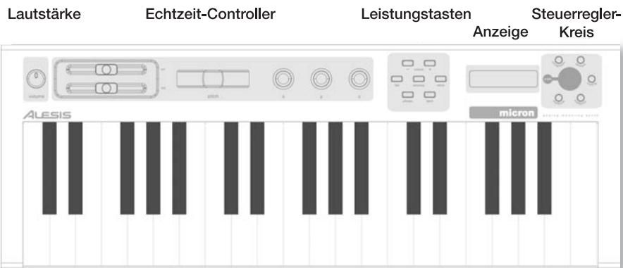 ALESIS MICRON - Hauptkontrollen - 1