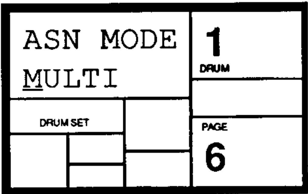 ALESIS SR-16 - PAGE 6: FIXER LE MODE DE DECLENCHEMENT (ASN MODE) - 1
