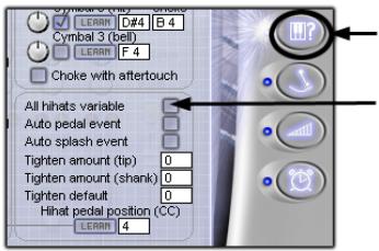 ALESIS CONTROLPAD - IMPOSTAZIONI PREDEFINITE DEL CONTROLPAD - 2