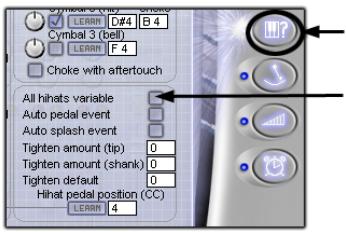 ALESIS CONTROLPAD - VALEURS PAR DÉFAUT DU CONTROLEUR - 2