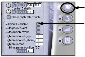 ALESIS CONTROLPAD - PARÁMETROS PREDETERMINADOS DEL CONTROLPAD - 2