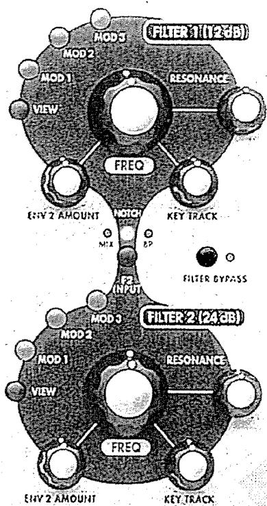 ALESIS ANDROMEDA A6 - Synchroniser OSC 1 avec OSC 2 - 1