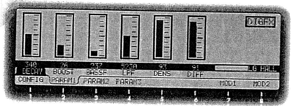 ALESIS ANDROMEDA A6 - ÉDITION DES PARAMETRES D'EFFET - 1